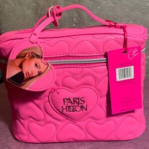 Paris Quilted Heart Train Case